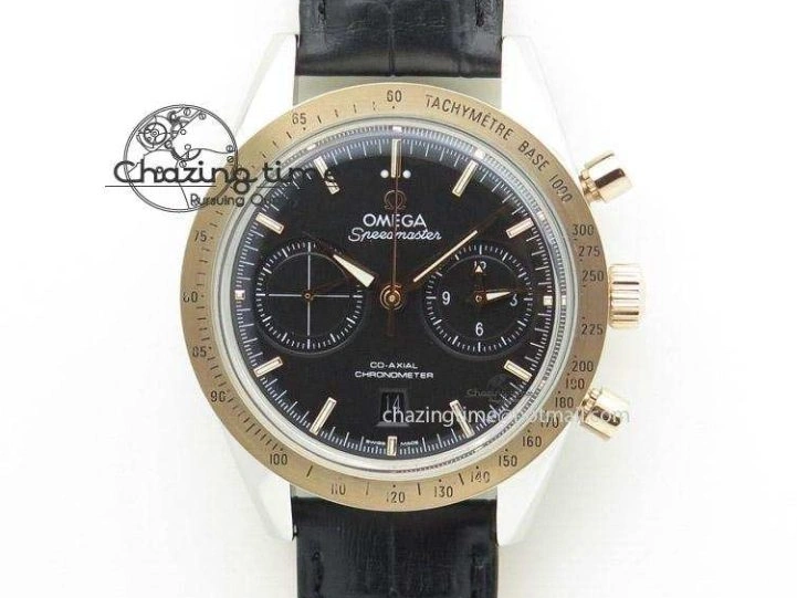0315 Effortless Speedmaster Apollo 11 On SS Bracelet Manual Winding Chrono Movement 8225